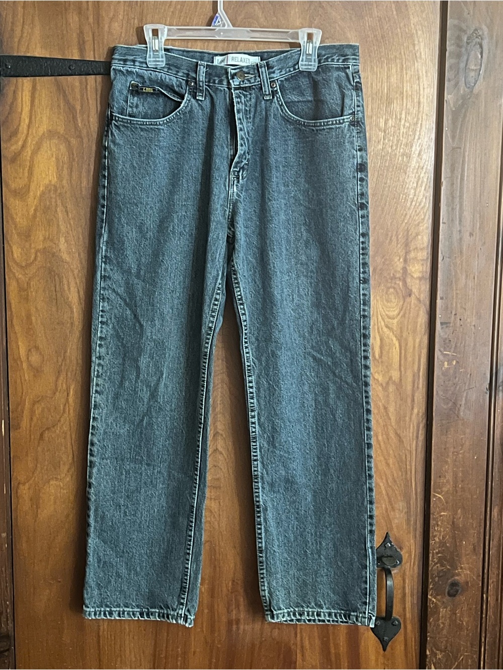 Relaxed Fit Men’s Black-Gray Jeans Lee
